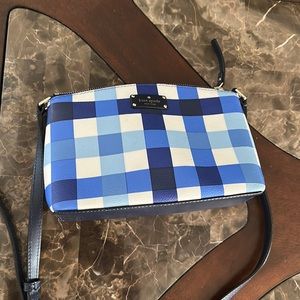 Kate Spade Bags Kate Spade Blue Pacific Gingham Print Grove Street Millie